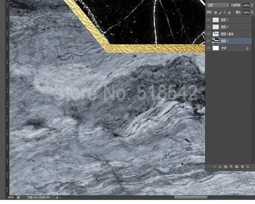 3D Wallpaper Marble Geometric